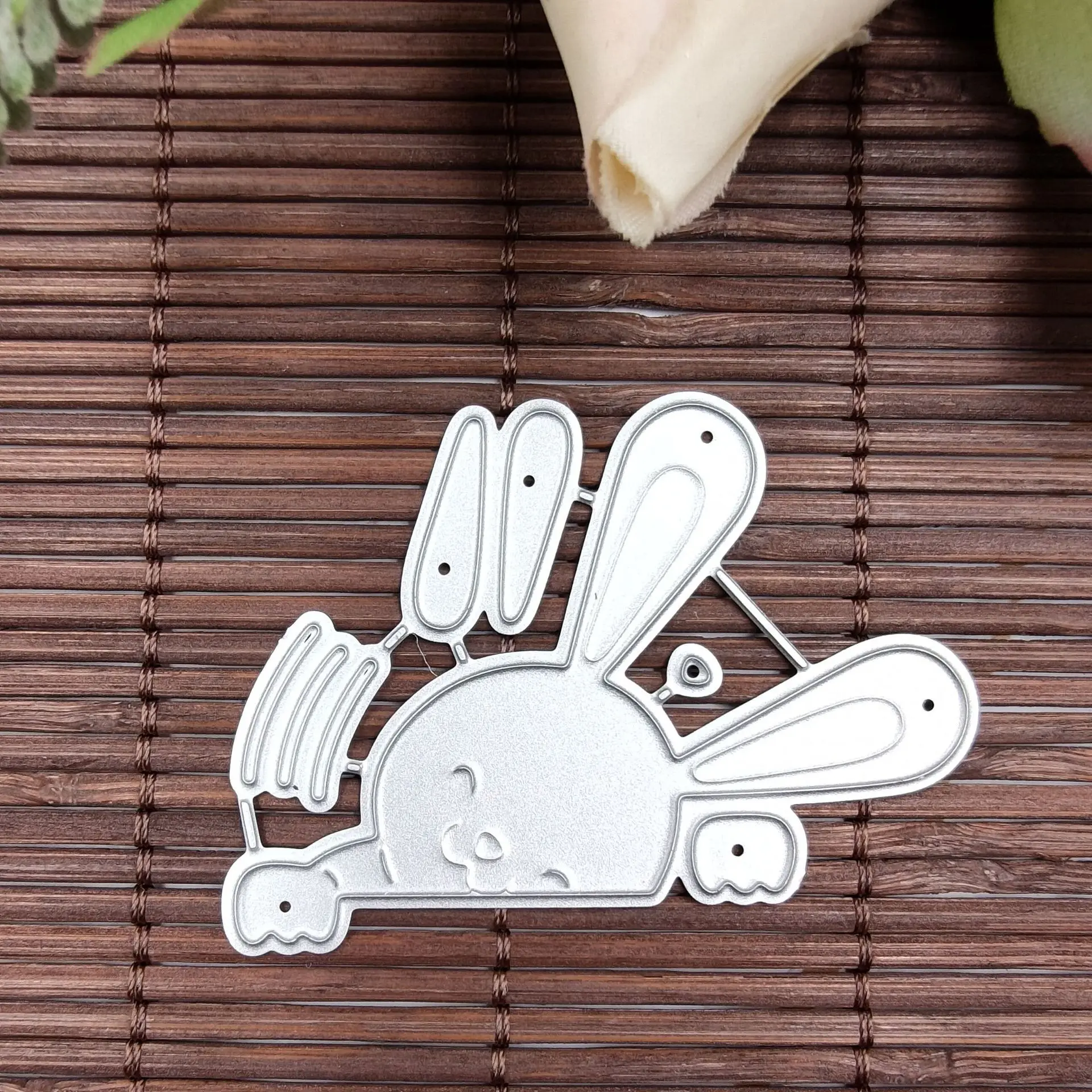 

Greeting Card Rabbit Metal Cut Dies Stencils for Scrapbooking Stamp/Photo Album Decorative Embossing DIY Paper Cards