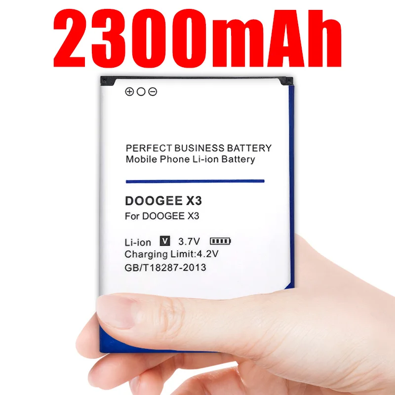 Литий ионный аккумулятор 2300 мАч для смартфона DOOGEE X3|Аккумуляторы мобильных