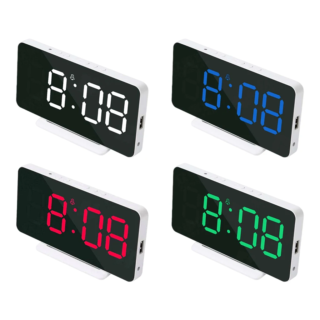 

Desk Digital Alarm Clock Snooze Weekend Mode Photosensitive for Kids Room