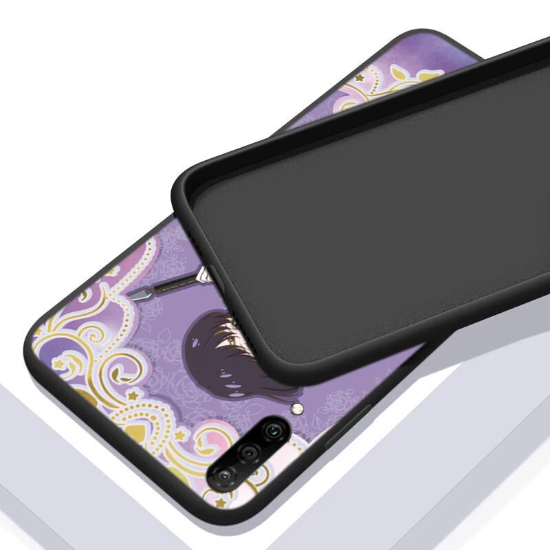 

Silicone shell Animation Sailor Moon for Samsung Galaxy A90 A80 A70 A60 A50 A40 A20E A2Core A10 M20 Black Phone Case