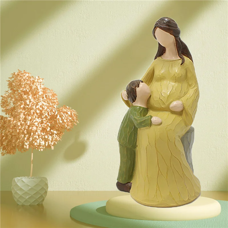 

Mother's Day Birthday Easter Gift Nordic Home Decoration People Model Home Living Room Accessories Family Figurines Crafts Decor