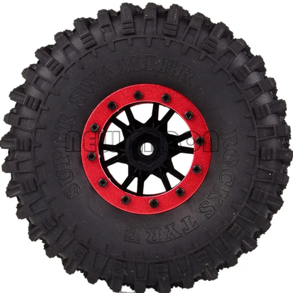 

NEW ENRON 4P 1.9" Beadlock Wheel Rims 120MM Tires Tyre For RC 1/10 Crawler TRX-4 Tamiya CC01 MST jimny RC4WD TF2 D90 D110 90046