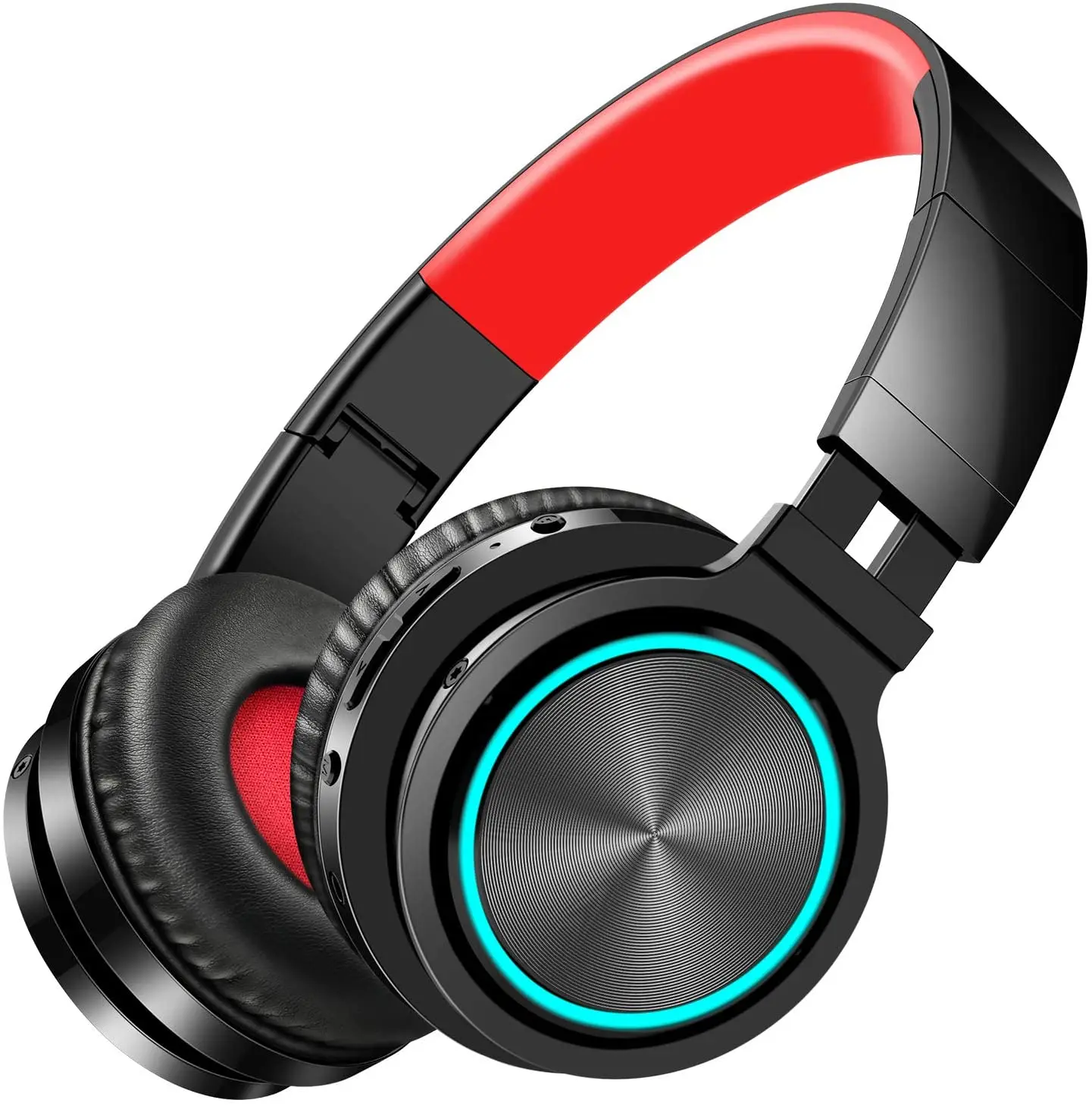 

Wireless bluetooth headset plug-in card LED high-fidelity bass foldable headset TF/wired mode suitable for smartphone PC TV