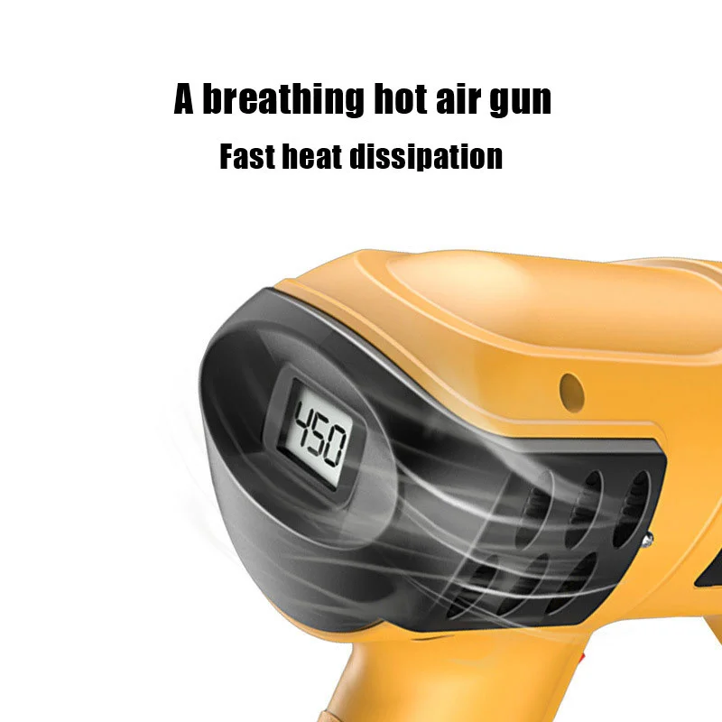 

220V Advanced Hot Air Gun Temperatures Adjustable Electric Heat Gun LCD Display Soldering Tools