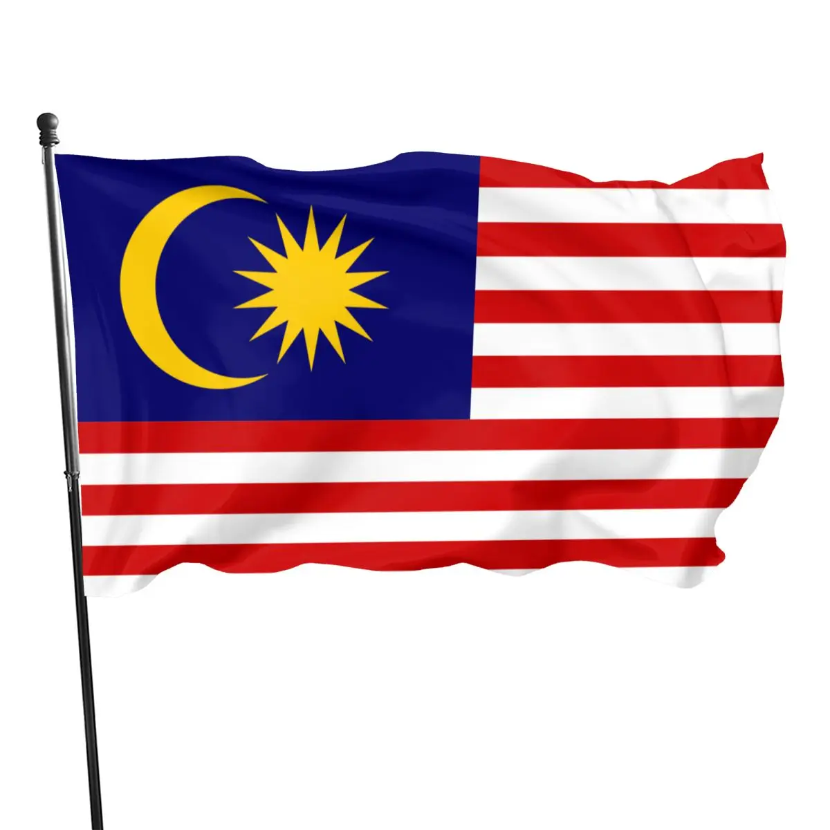 

90cmX150cm MY MYS Malaysia flag Decorative flag