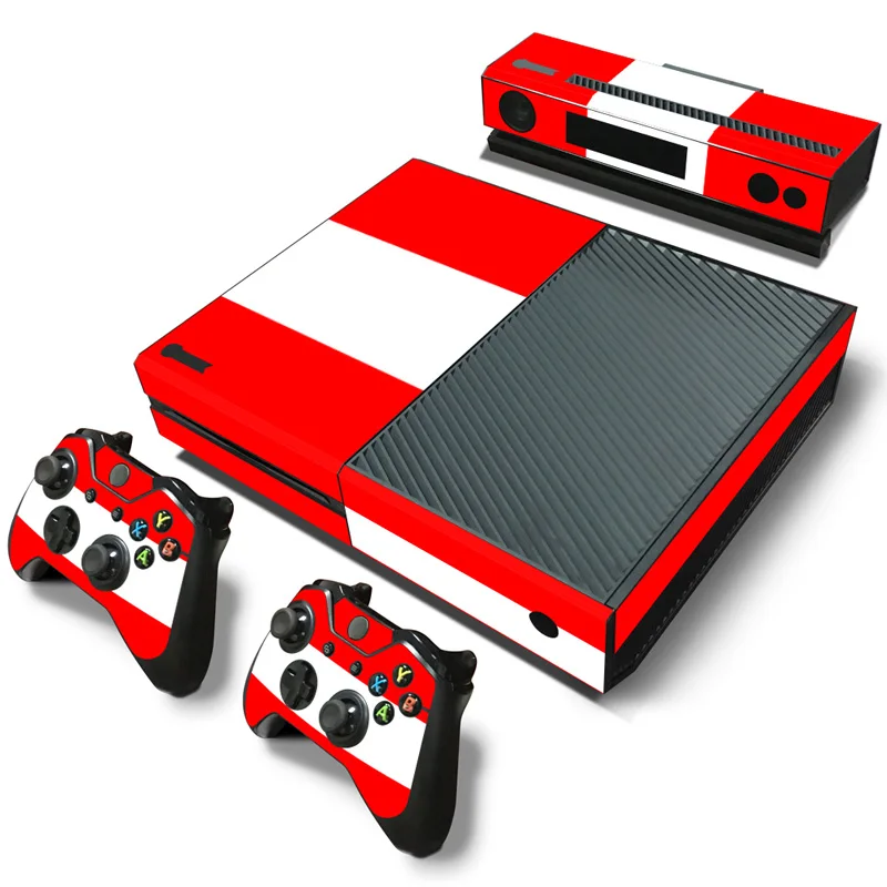 Флаг для X box one Наклейка на консоль и 2 наклейки BOX ONE Виниловая наклейка x