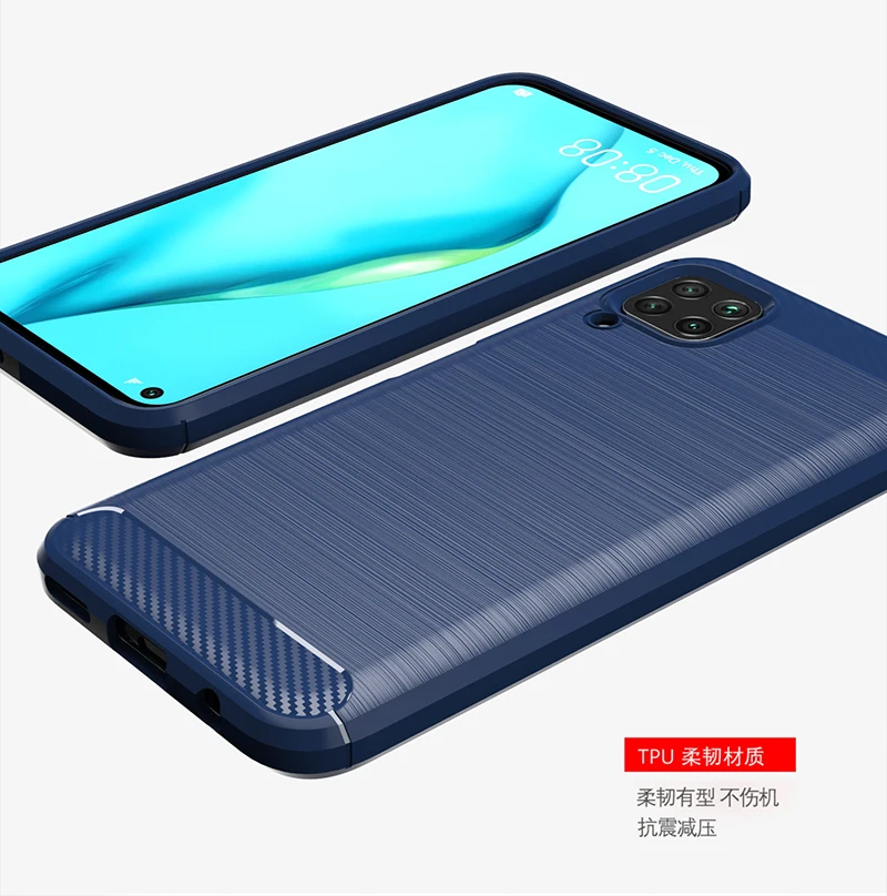 Чехол для Huawei nova 7i Mate 30 Pro lite Enjoy 10 Plus 10S чехол из углеродного волокна с полной
