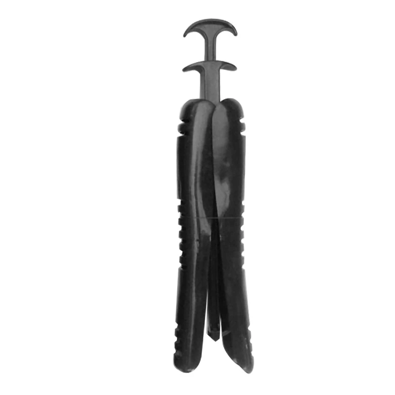 

2x Plastic Home Boots Shoes Stand Holder Support 40cm Long Black