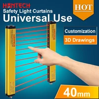 safety light curtains 40mm infrared sensor universal use industrial automation photoelectric 24v customization