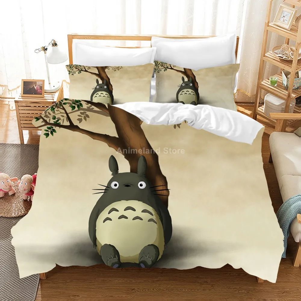 Комплект постельного белья в стиле аниме Мой сосед Тоторо мультяшный подарок для