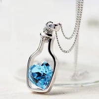 fashion korean style necklace womens temperament wishing bottle necklace love drifting bottle clavicle chain