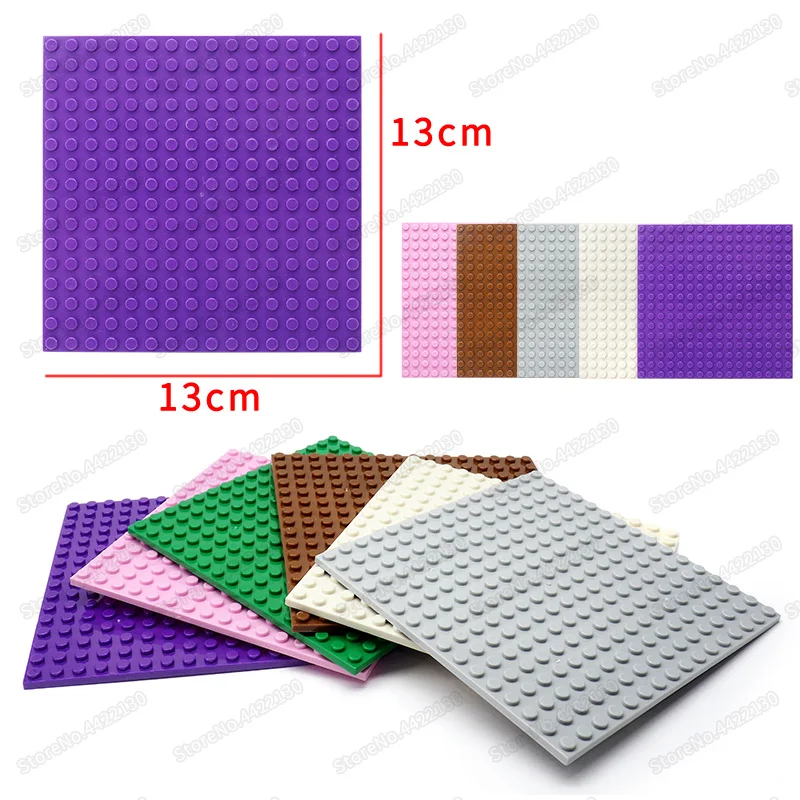 Нижняя пластина 16x16 точек строительный блок Moc военные Минифигурки технология