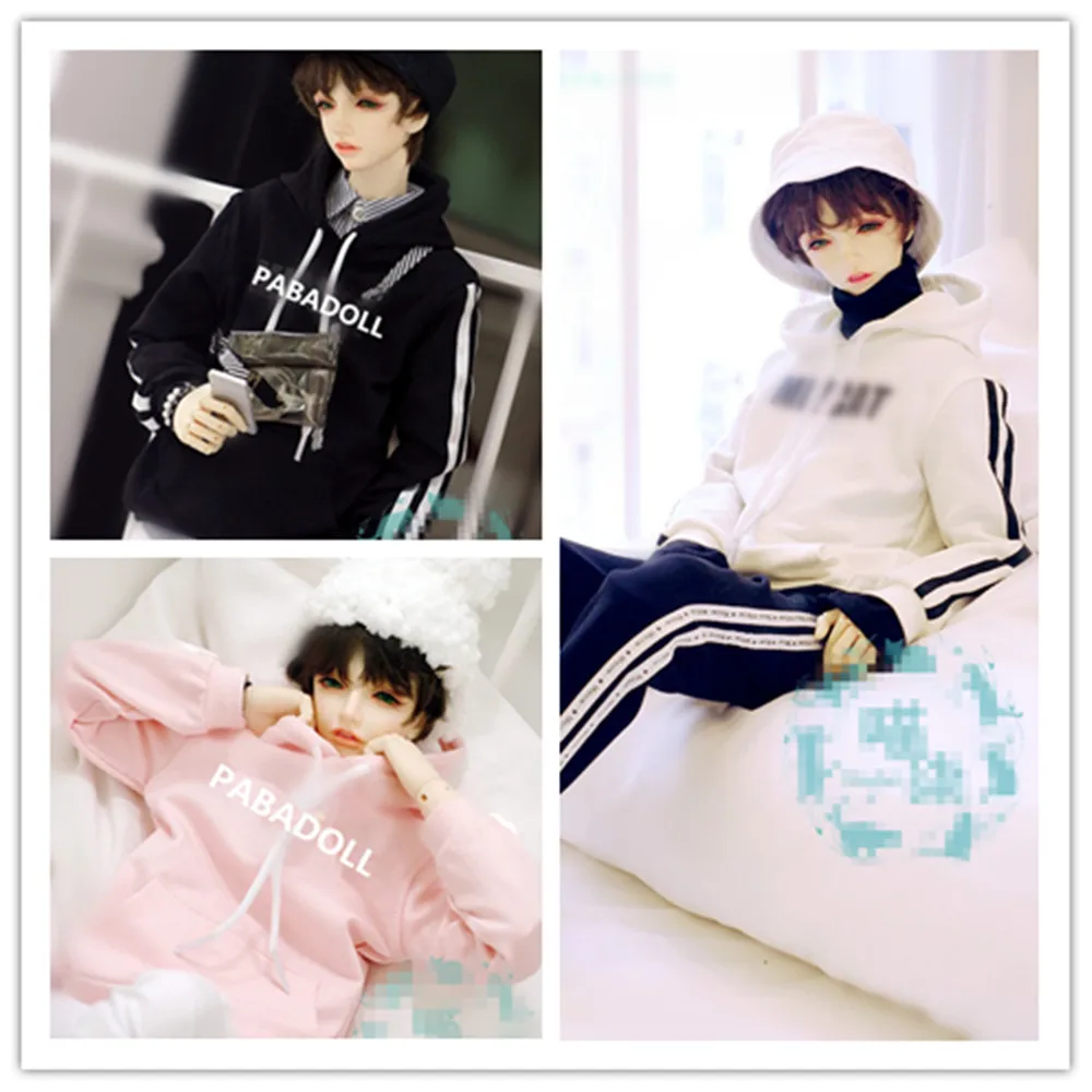 Повседневная Толстовка с капюшоном куртка топ для BJD Doll 1/6 YOSD 1/4 MSD 1/3 SD10/13 SD17 одежда