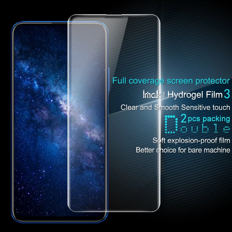 Для huawei Nova 3 гидрогель III Экран протектор 2 шт IMAK полный охват спереди задняя
