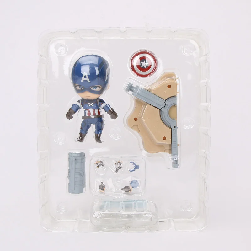 618 no box 8-9 см игрушки Marvel Nendoroid Мстители Бесконечность ВОЙНЫ ЖЕЛЕЗНЫЙ ЧЕЛОВЕК Mk50 ПВХ фигурка Черная пантера флэш 917 Коллекционная модель - Цвет: 618 no box