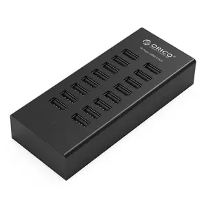 orico h1613 usb hub 16 ports usb 2 0 hub multi usb2 0 splitter adapter dock with 12v2a eu plug power adapter for macbook laptop free global shipping