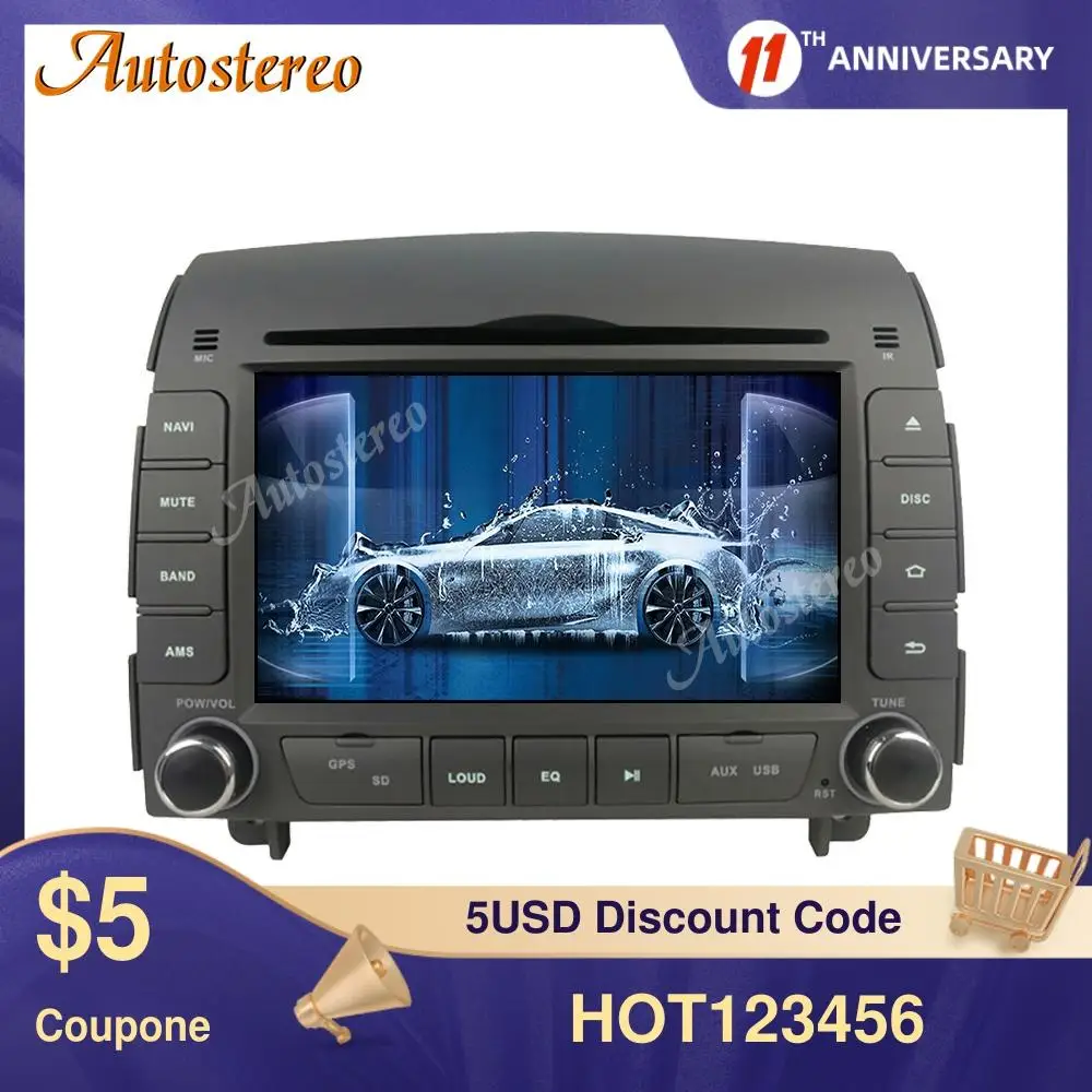 Для HYUNDAI SONATA NF YU XIANG 2004 2008 Android 10 автомобильный dvd плеер gps навигация радио стерео