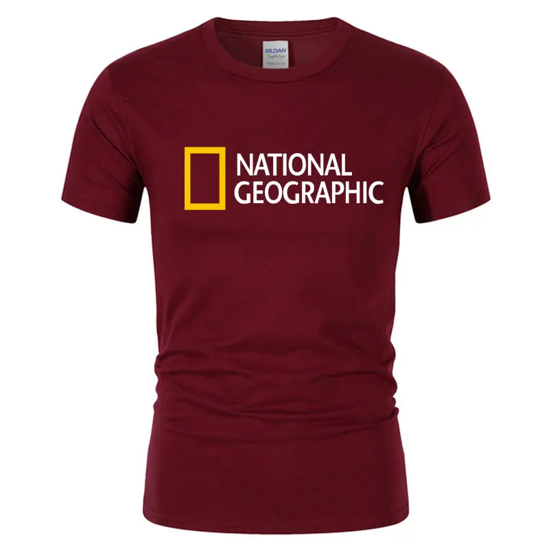 

Футболка National Geographic мужская с коротким рукавом, Модная хлопковая, лидер продаж