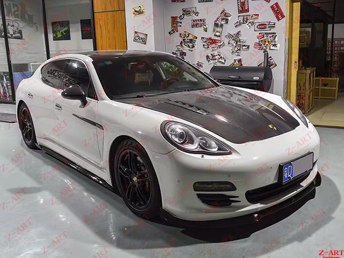 2010-2016 Z-ART для Porsche Panamera капот двигателя из углеродного волокна 970 передней крышки |