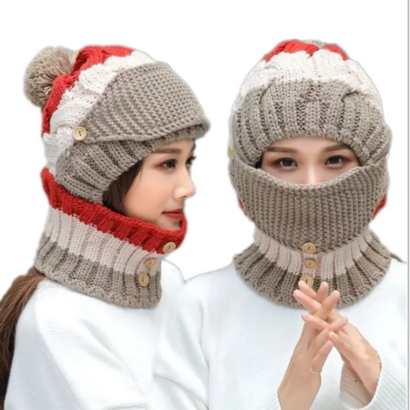

Women's Beanie Hat Rabbit Hair Winter Hat Women's Leisure Autumn Knitted Beani Hat Girl Fashion High Quality Engine Cap Soft Hat