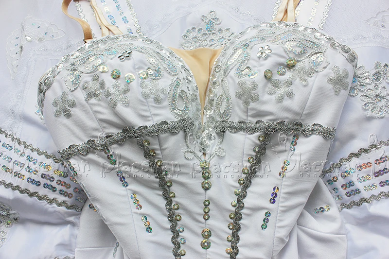 Белое балетное платье-пачка Королевство оттенков La Bayadere Nikiya Классический