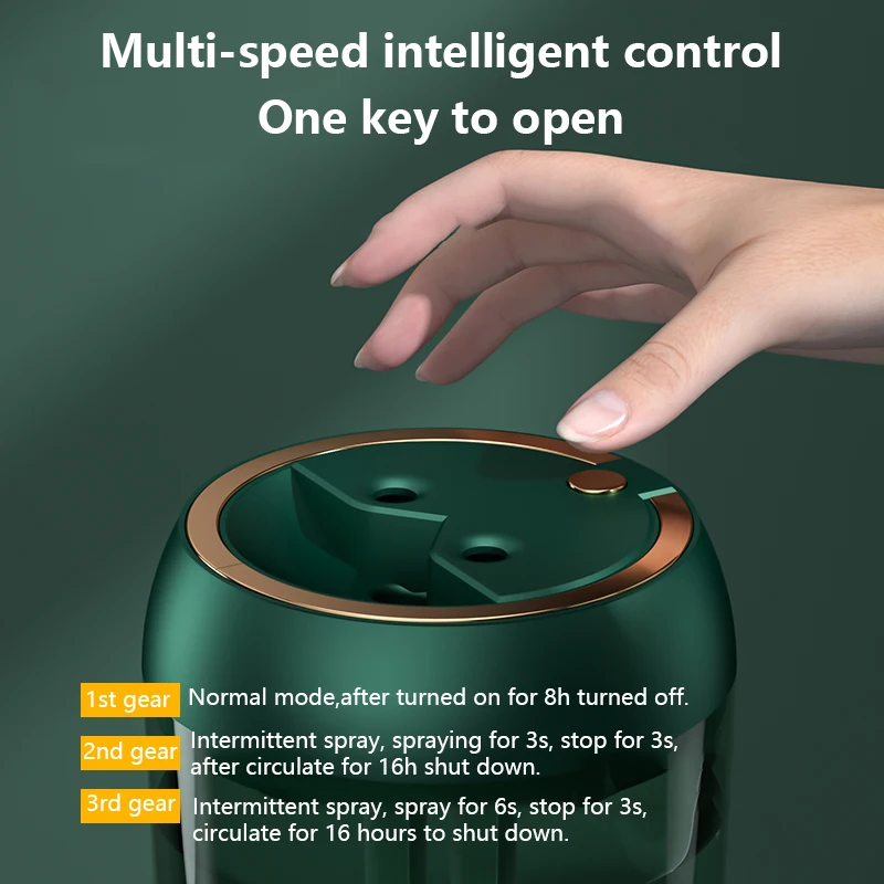 Увлажнитель воздуха ультразвуковой емкостью 1 8 л с двумя насадками и