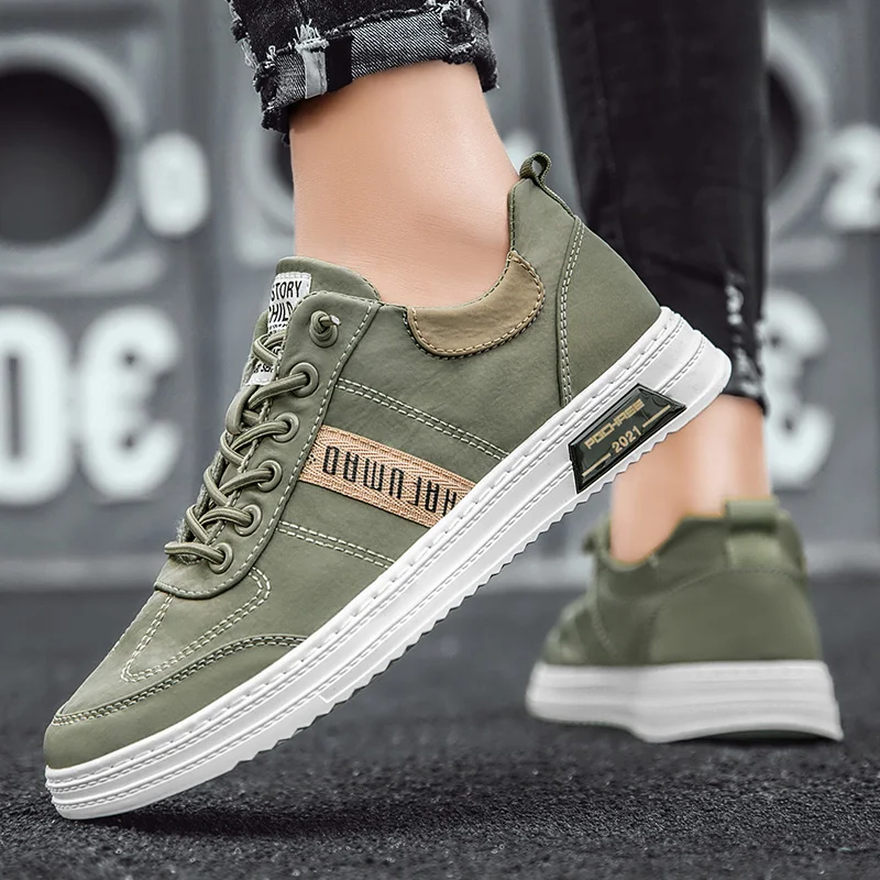 

Men's Casual Oxford Cloth Shoes, Men's Designer Breathable Casual Brand Shoes, Men's Hard-matched Men's Shoes, Fall 2021
