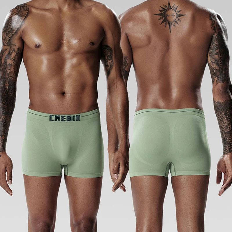 Мужское мягкое сексуальное нижнее белье C для мужчин боксеры шорты бесшовные