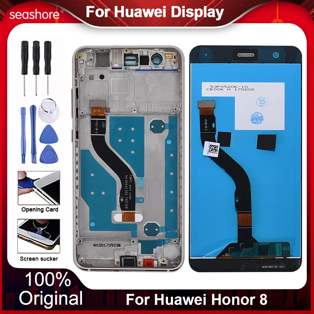 Pantalla t&aacute;ctil Original para Huawei P10 Lite, piezas de repuesto de digitalizador LCD, WAS-LX1 LX2 LX3-0