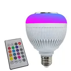 Беспроводная RGB светодиодная лампа 12 Вт с динамиком, яркие светильники с дистанционным управлением, беспроводная лампа для дома, Светильники для спальни, умная потолочная лампа E27