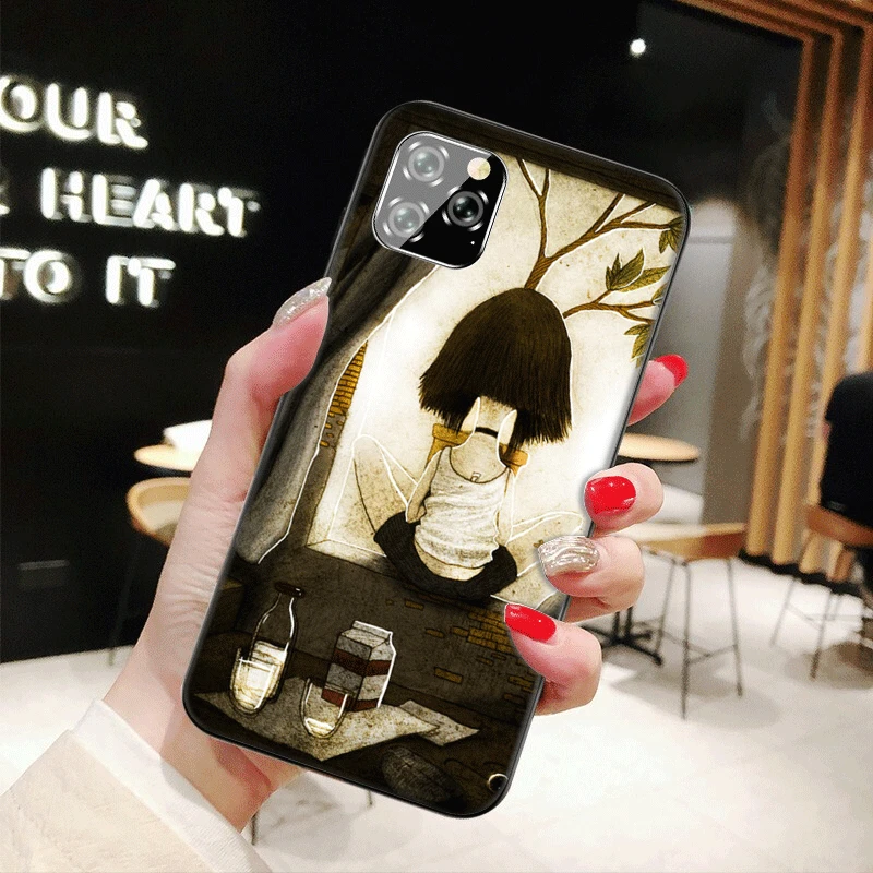 Мобильный iPhone 11 pro XS Max XR X роскошный ударопрочный стеклянный ТПУ чехол для 7 8 6 6s 5 5S