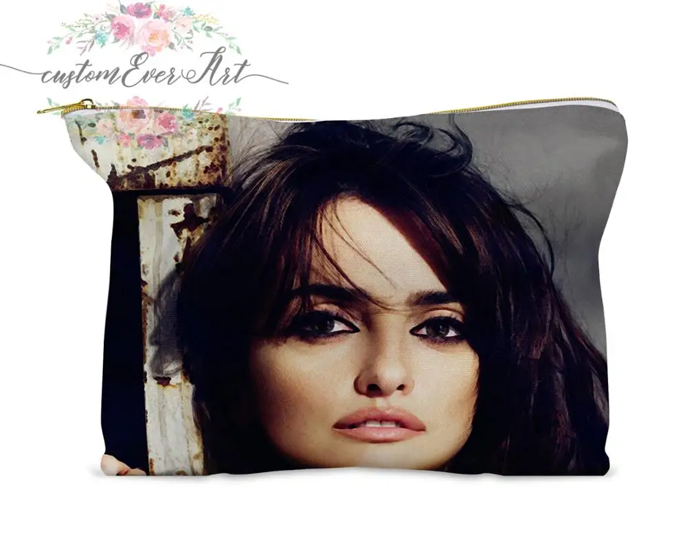 Косметичка Пенелопа Круз персонализированная маленькая косметичка забавный