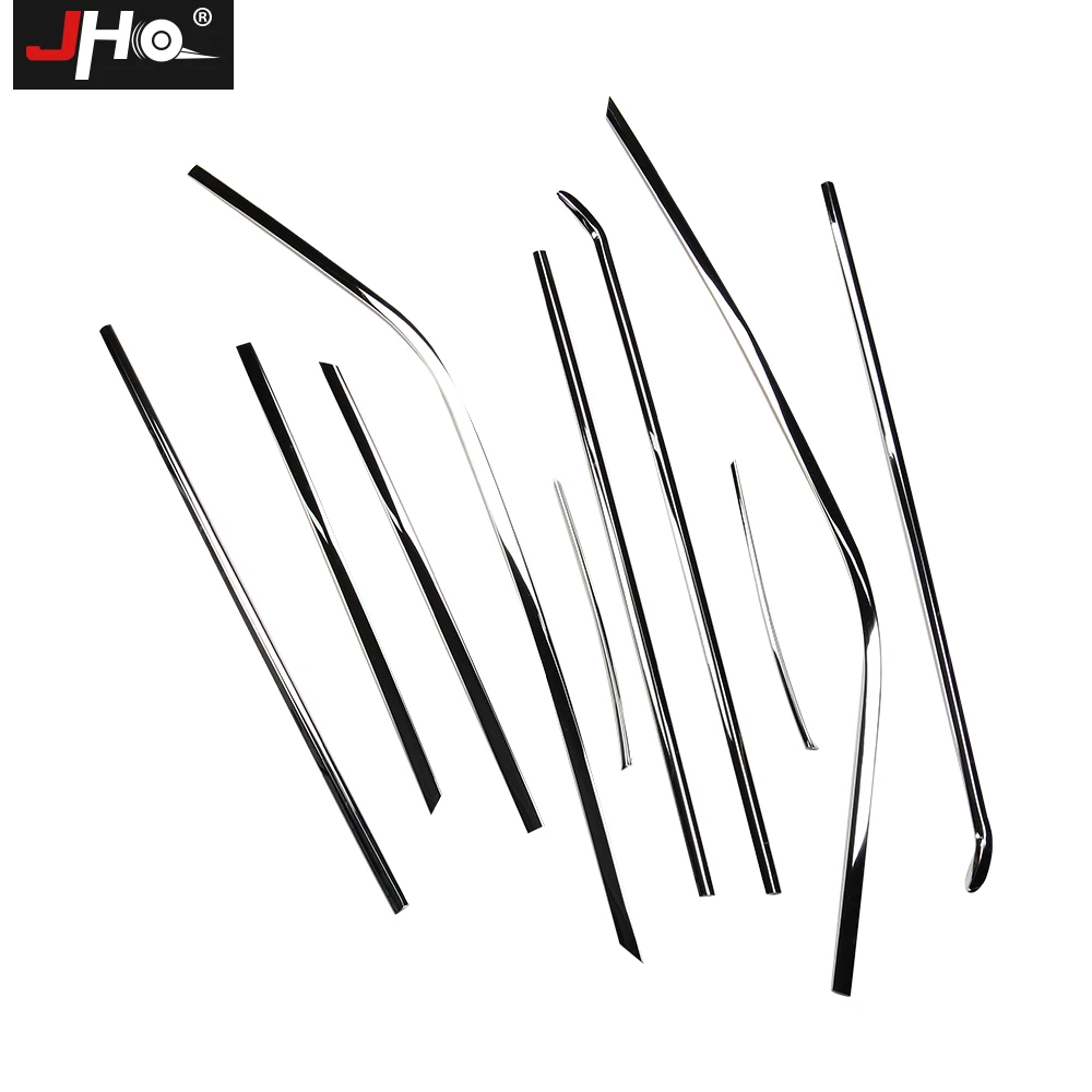 

JHO Stainless Steel Bottom Window Frame Sill Cover Trim For Ford Explorer 2020 2021 BASE XLT Limited Platinum ST Car Accessories