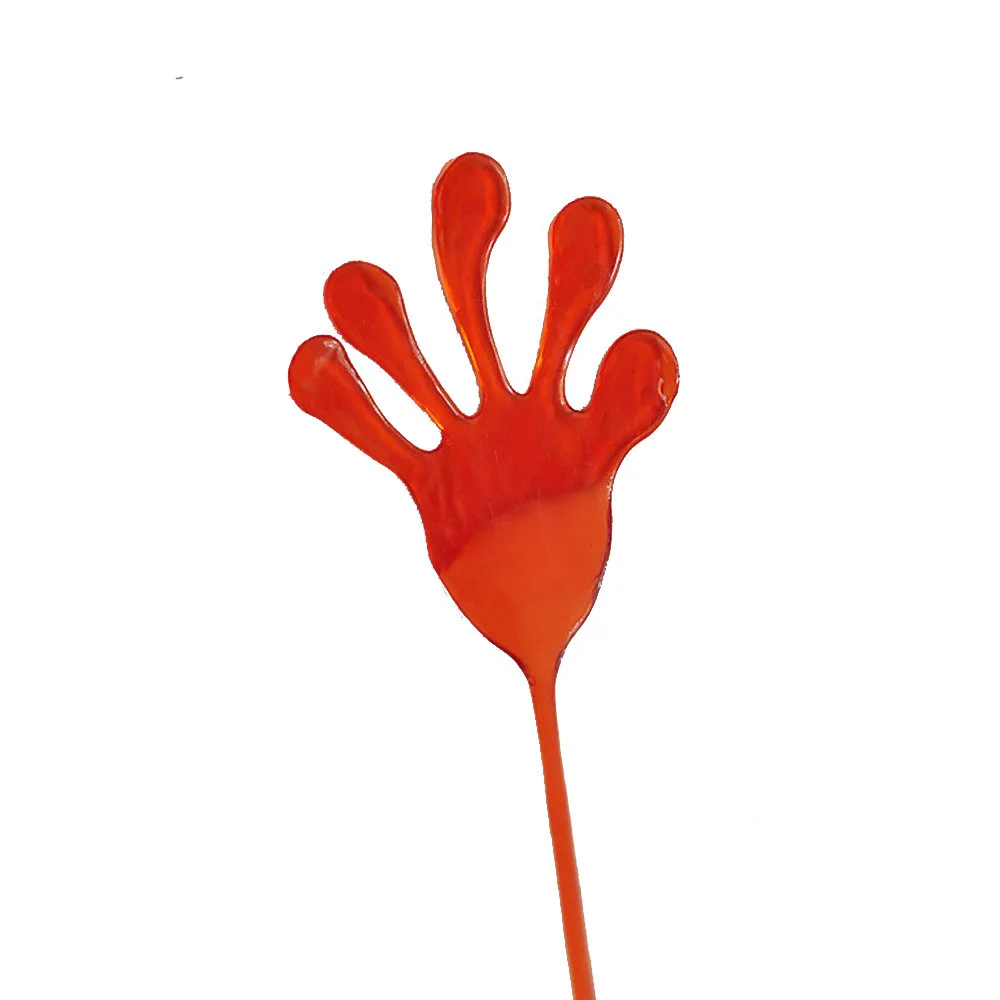 

5pcs Random Color Sticky Palm Kids Sticky Hands Palm Party Favor Toys Slime Viscous Climbing Novelties Prizes Birthday Gifts