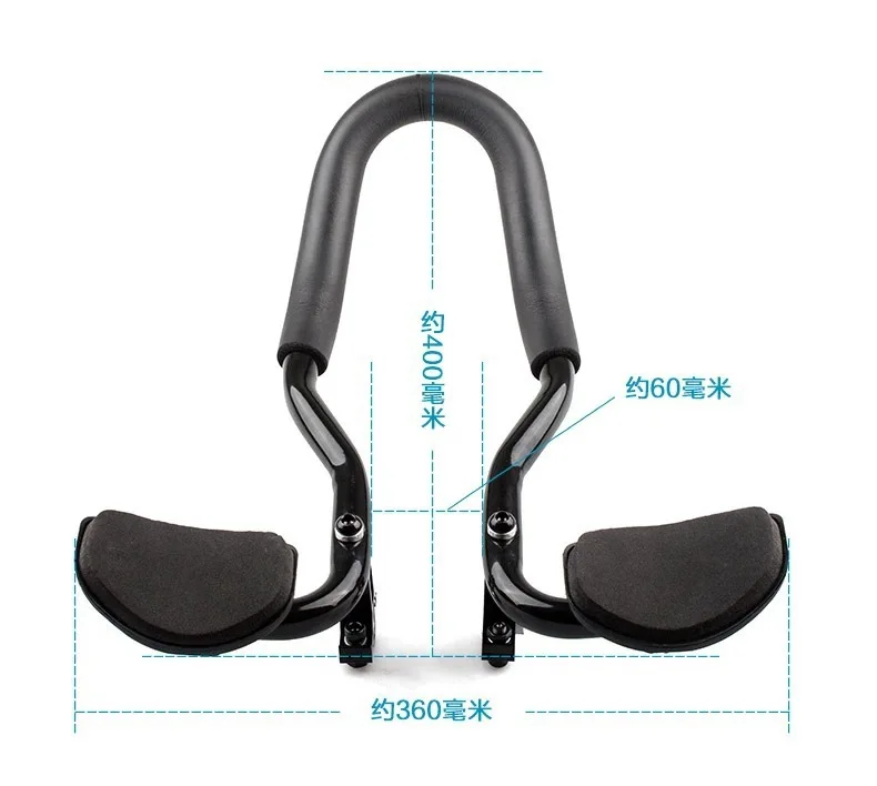

Bicycle TT Handlebar MTB Mountain Bike Road Rest Soft Handle Bar Cycling Triathlon Cycle Drop Racing Aluminum Alloy Accessories