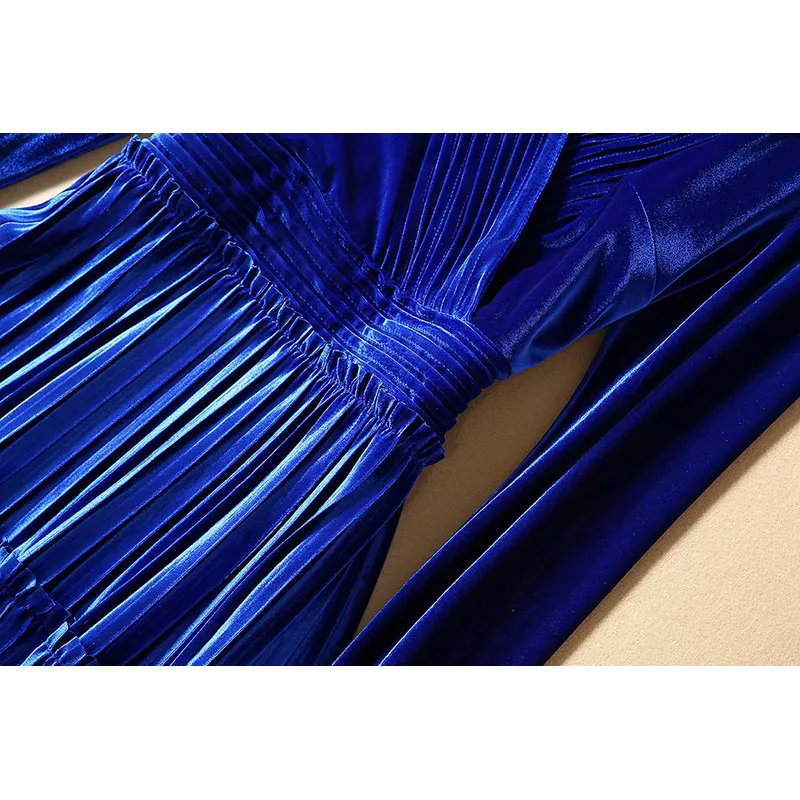 Высокое качество Новая мода 2019 дизайнерское подиумное Платье женское с длинным