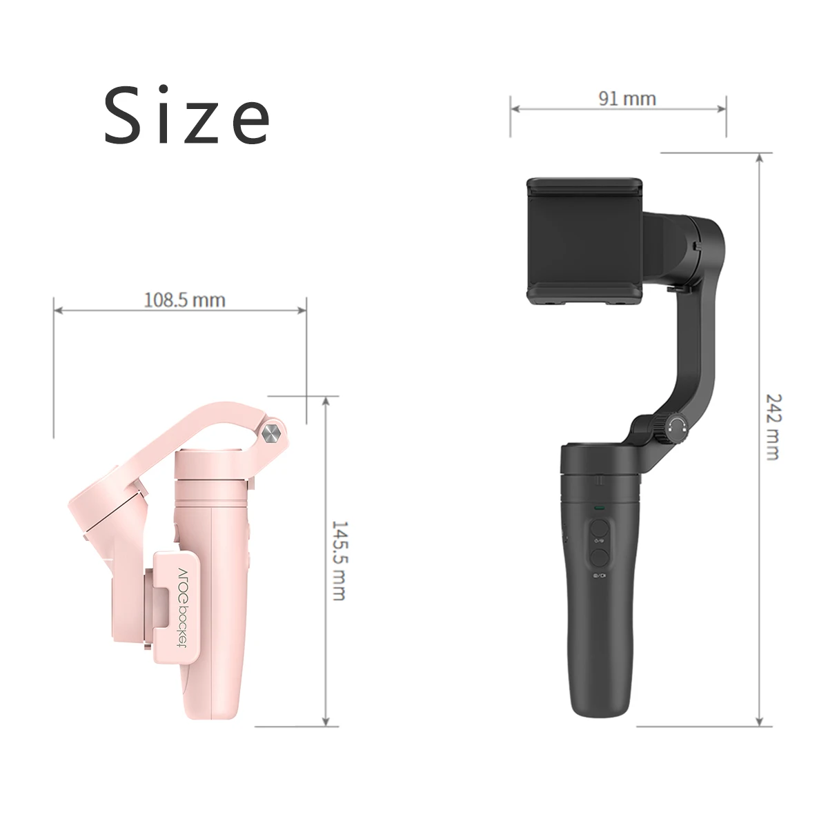 

FeiyuTech Vlog Pocket Gimbal MINI 3 Axis Handheld Gimbal Foldable Stabilizer for Smartphone Android for iPhone 240 g Payload