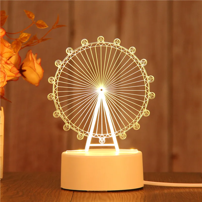 

Novelty Bedside Night Light Desk New Living Room Table Mobile Lamp Magic Cute Novelty Gifts Nachtlampje Home Decor AE50DE