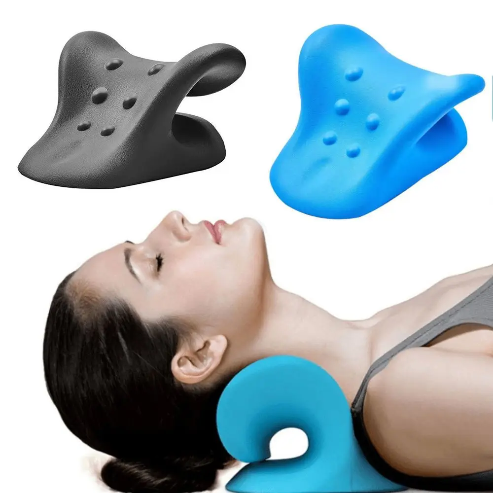 

Cervical Device Spine Alignment Gift Improve sleeping Head traction pillow Neck Stretcher Shoulder Relaxer Back Cushion