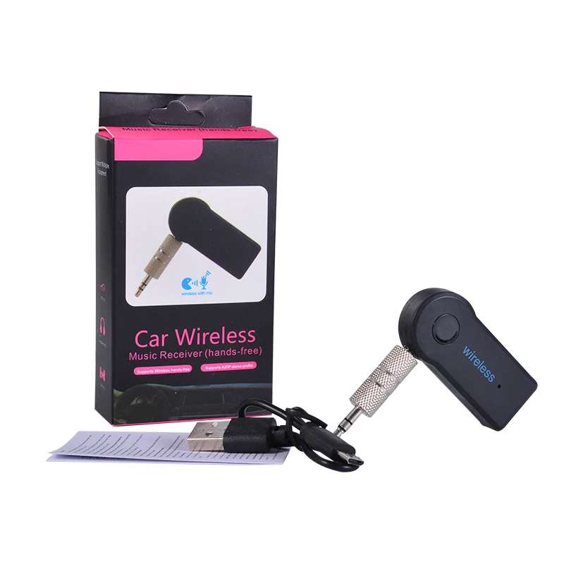 Умный автомобильный музыкальный Bluetooth беспроводной приемник 3 5 мм адаптер Aux