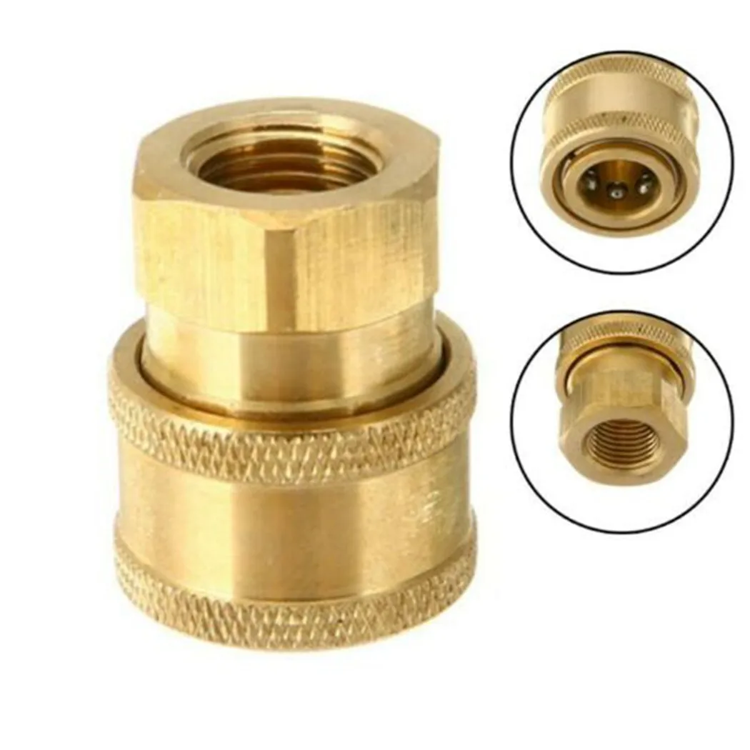 

1/4" Quick Release Pressure Washer Hose Adaptor Connector Plug To BSP1/4 Female Pressure Washer Hose Adaptor