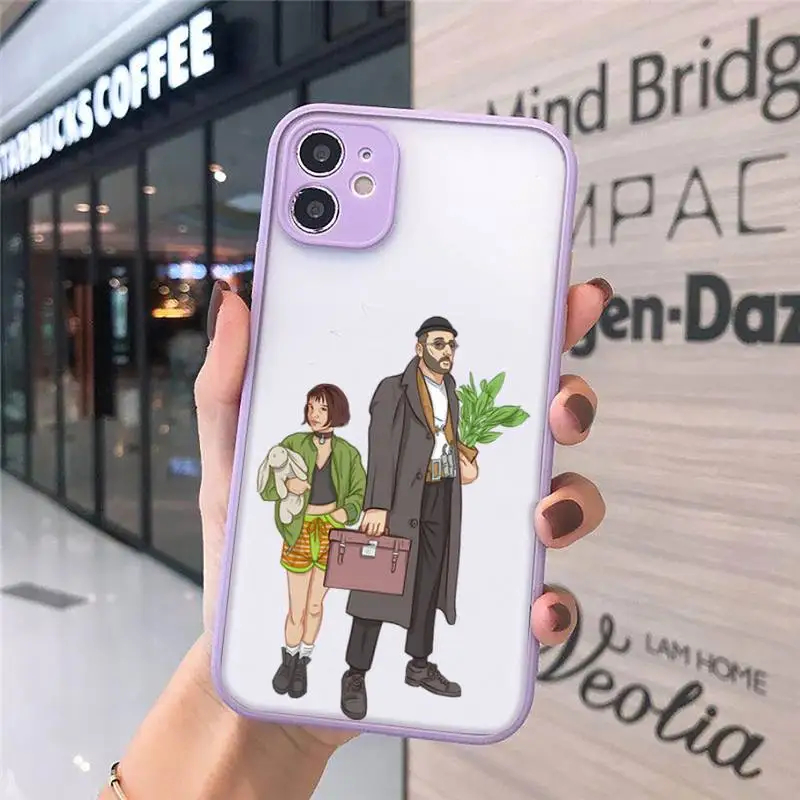 

Leon Phone Cases Matte For iPhone 12 Mini 11 Pro XR XS Max 7 8 Plus X Hard PC Back Cover