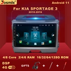 2 din Android 11 автомобильный мультимедийный плеер для KIA Sportage 3 2010 2011-2016 радио видео GPS навигация Carplay Wifi DSP RDS 4G + 64 ГБ
