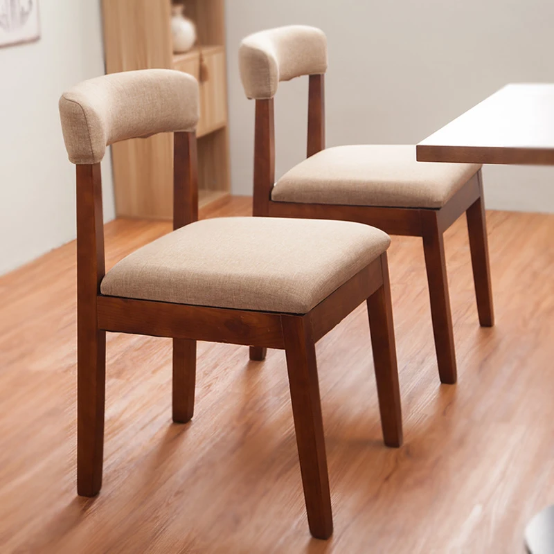 Home dining chair solid wood simple computer office special coffee stool |