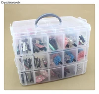 3 layers 30 grid removable storage box in a covered storage box king tights toy lego plastic storage box