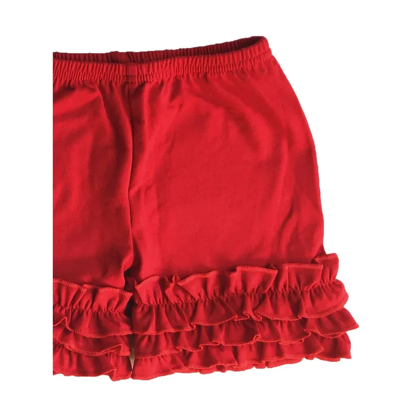 

Boutique Baby Girls Clothes Horns flags letters Pattern Short Sleeve with Short Red Pants Toddler Kids Wear Outfits