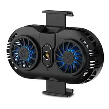 Mobile Phone Radiator Adjustable Portable Gaming Phone Cooler Cooling Fan Holder Heat Sink Universal for 4-6.5 Inches Phones