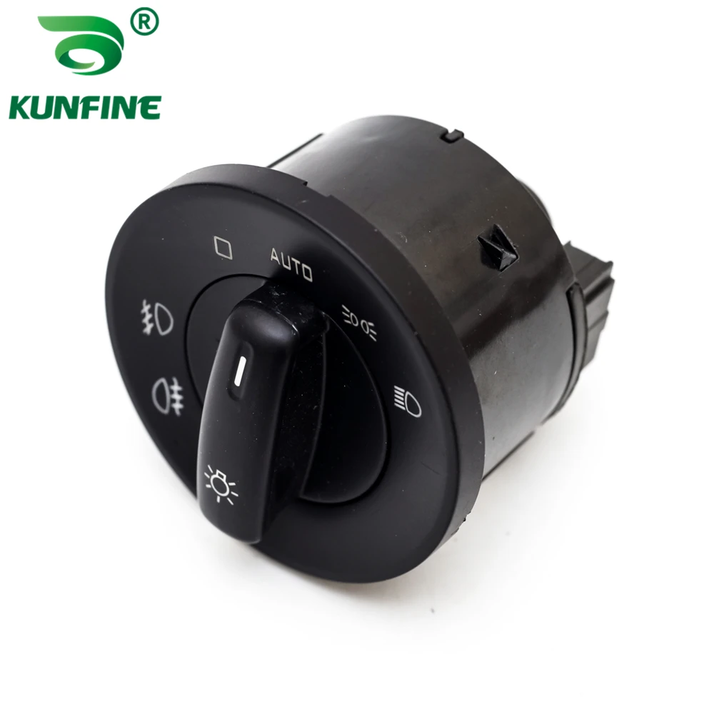 Хромированный переключатель фар датчик автомобильной фары для Skoda OEM № 1Z0 941 431J