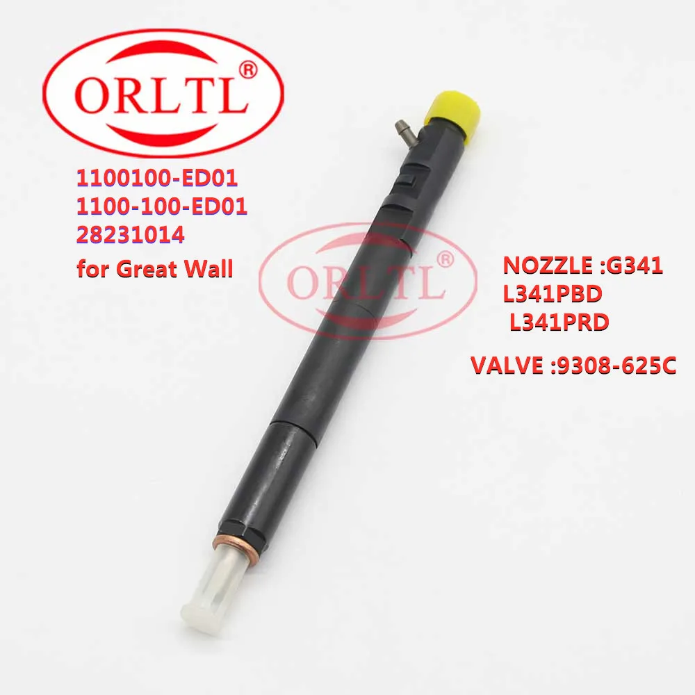 Оригинальный дизельный инжектор ORLTL ED01 (28231014) 1100100ED01 и 1100100 для DGreat Wall Hover V200 X200 2.0L 4