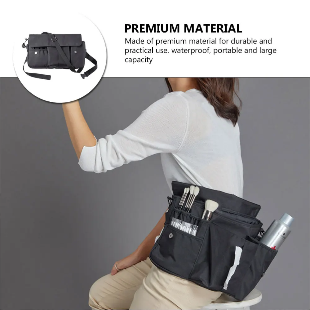 

Professional Cosmetic Bag Portable Makeup Brush Organizer Fashion Belt Bag